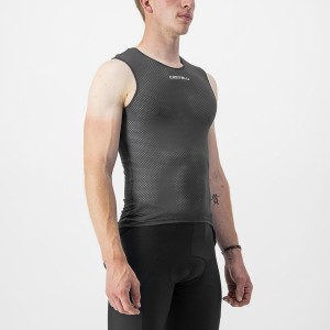 Camada Base Castelli PRO MESH 2.0 SLEEVELESS Masculino Pretas | PKAFW5126