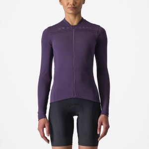 Camisa Castelli ANIMA 4 LONG SLEEVE Feminino Roxo | OSEAF3091