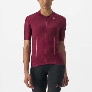 Camisa Castelli ENDURANCE W Feminino Bordeaux | UAFBV2741