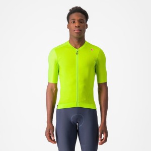 Camisa Castelli ESPRESSO Masculino Luz Verdes Verdes Escuro | VBORI9608