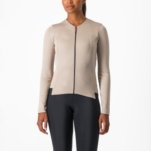 Camisa Castelli FLY LS W Feminino Cinzentas | BPEXY3940