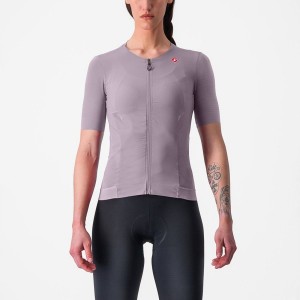 Camisa Castelli PREMIO W Feminino Roxo Branco | MEFSH3740