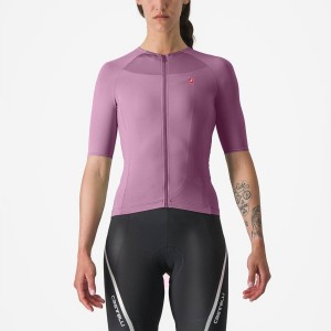 Camisa Castelli VELOCISSIMA 2 Feminino Roxo Escuro Pretas | DULPG2548