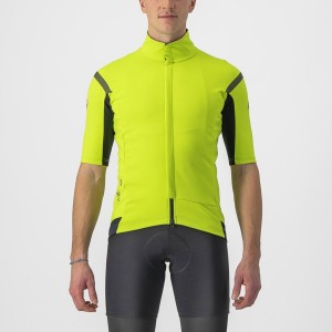 Casacos Castelli GABBA RoS 2 Masculino Luz Verdes Cinzentas Escuro | QMHYN5680