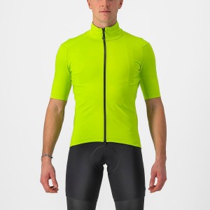 Casacos Castelli PERFETTO RoS 2 WIND Masculino Luz Verdes | OMUSC8516