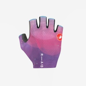 Luvas Castelli COMPETIZIONE 2 Masculino Multicoloridas Roxo | QOZCN6231