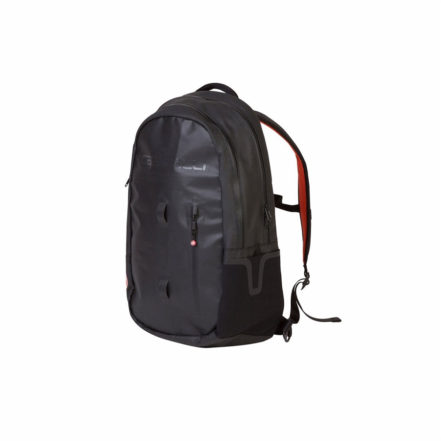 Bolsas Castelli GEAR BACKPACK Feminino Pretas | AMZPF4072