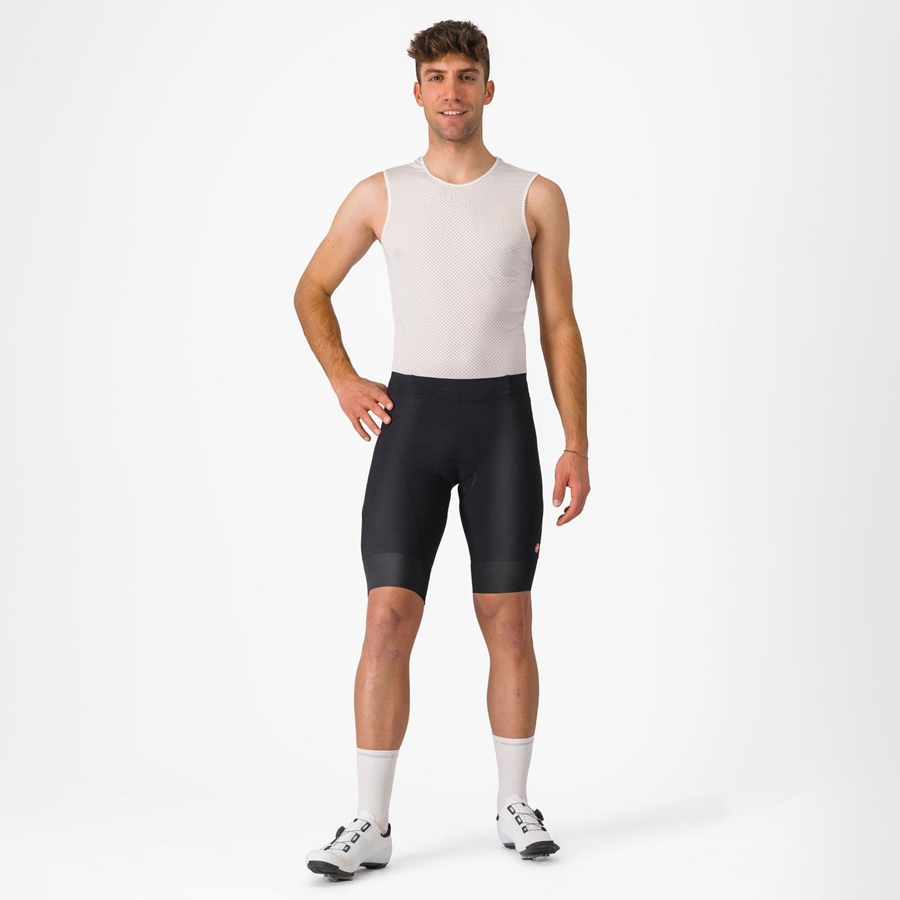 Calção Castelli ENDURANCE 3 Masculino Pretas | YUOAG6542