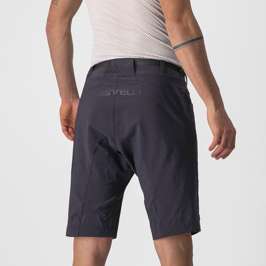 Calção Castelli UNLIMITED TRAILGY Masculino Pretas | NLCRE7908