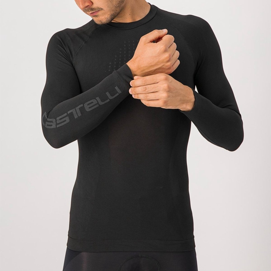 Camada Base Castelli CORE SEAMLESS Masculino Pretas | BWGMF5918