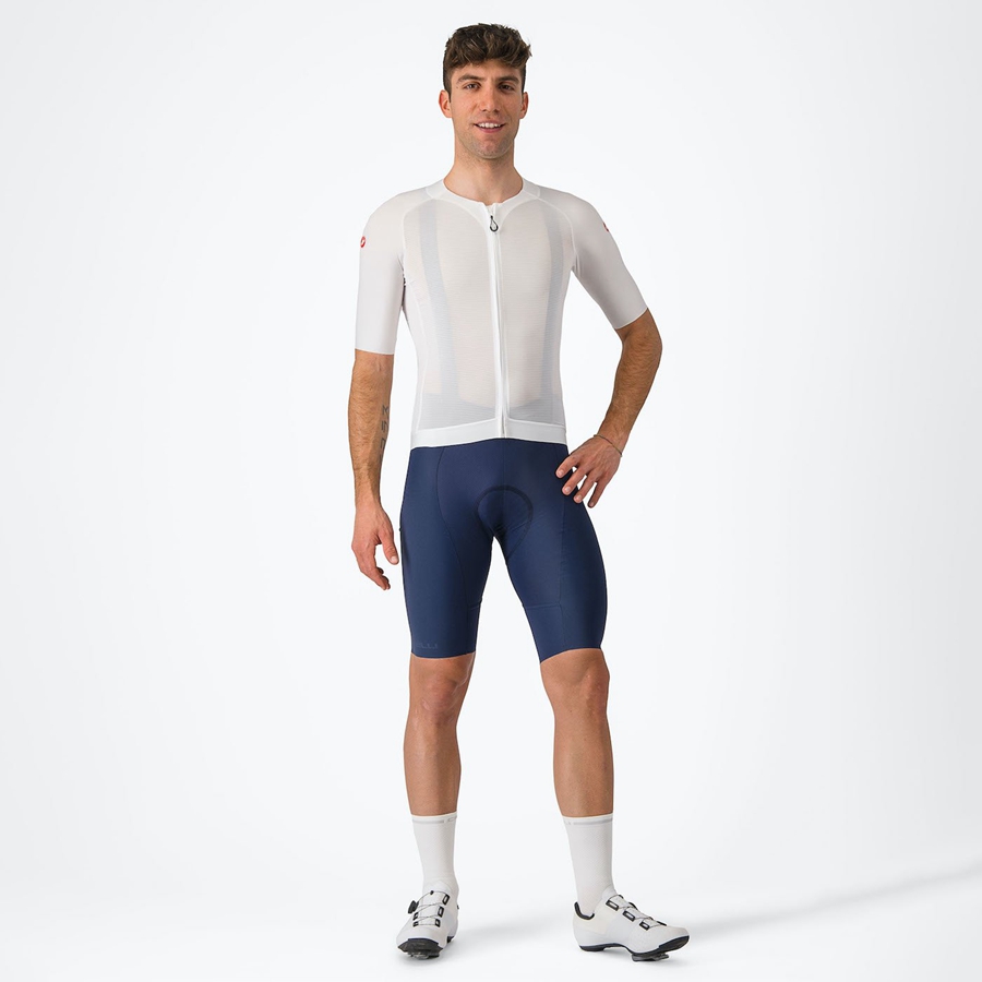 Camisa Castelli AERO RACE 7.0 Masculino Branco | HECQU1530