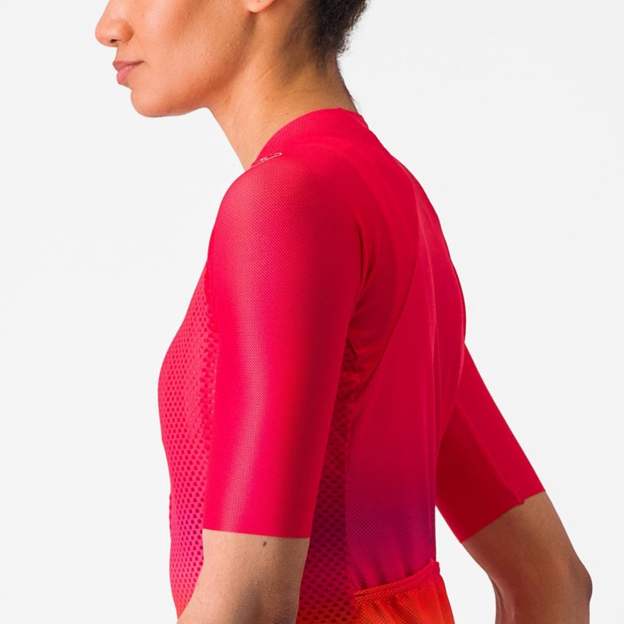 Camisa Castelli CLIMBER'S 4.0 W Feminino Rosa | VJFYP9150