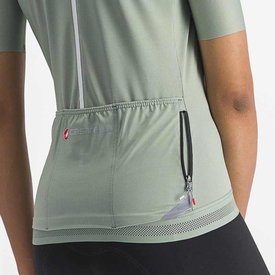 Camisa Castelli ENDURANCE W Feminino Verdes | BEXJF8126