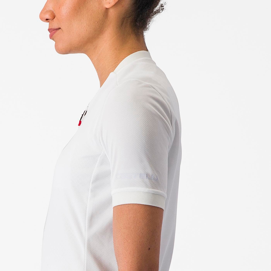 Camisa Castelli LIBERA Feminino Branco | DGJEV8294