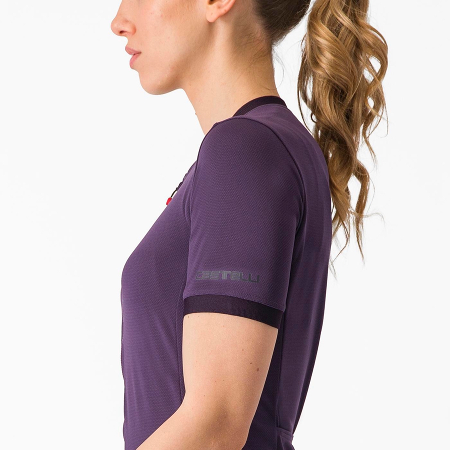 Camisa Castelli LIBERA Feminino Roxo | LBTOD1679