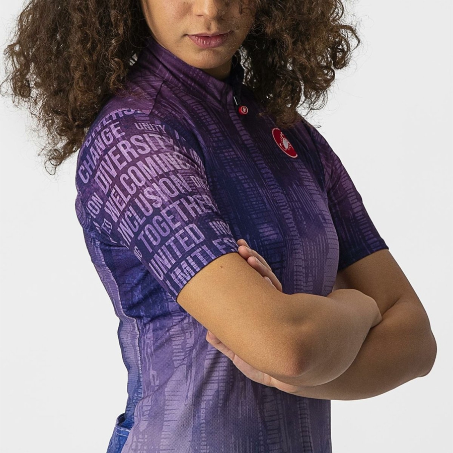 Camisa Castelli RIDE WITH REGGIE Feminino Multicoloridas | ZHLYT7894