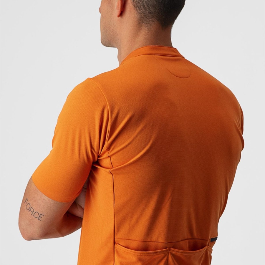 Camisa Castelli UNLIMITED ALLROAD Masculino Laranja Vermelhas | CZDNQ5361