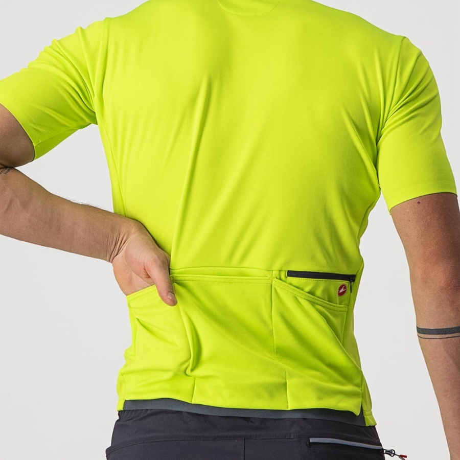 Camisa Castelli UNLIMITED ALLROAD Masculino Luz Verdes | NXCER6270