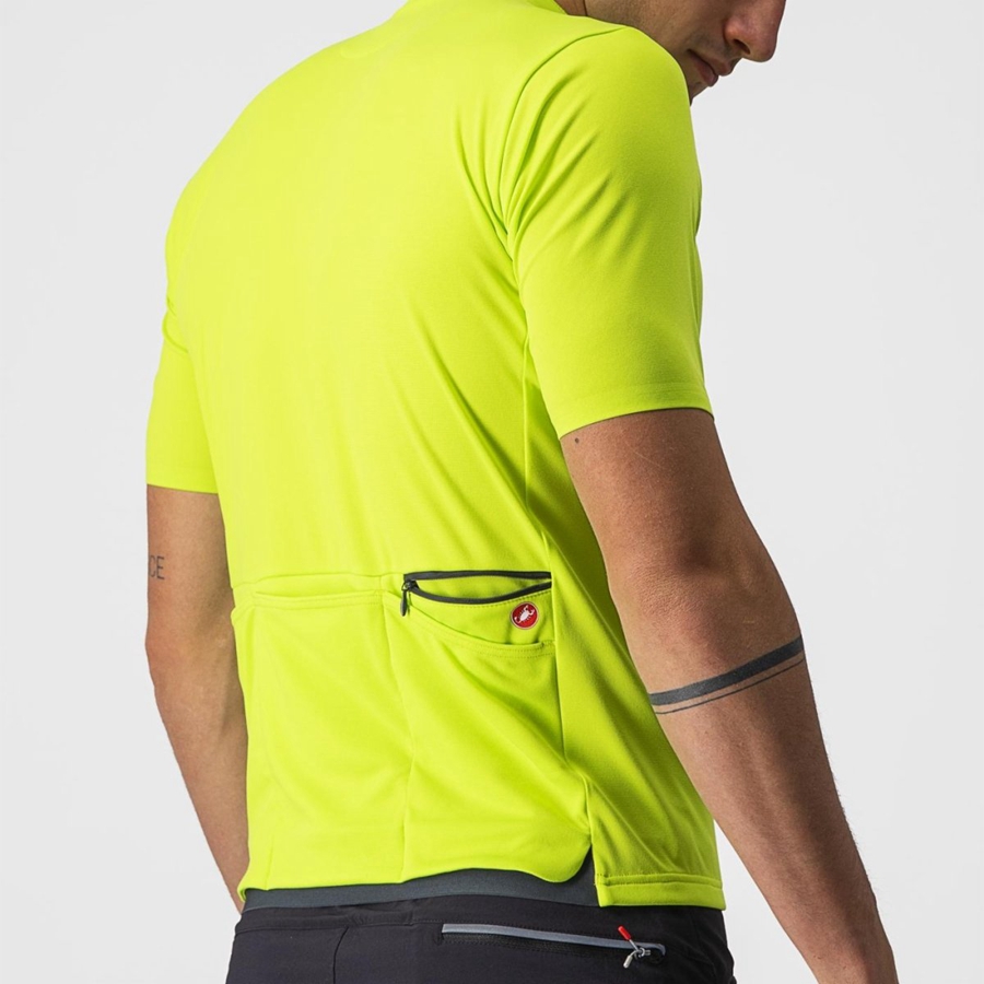 Camisa Castelli UNLIMITED ALLROAD Masculino Luz Verdes | NXCER6270