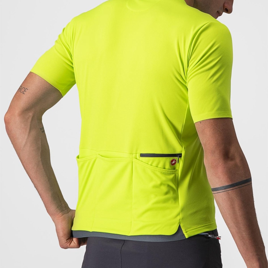 Camisa Castelli UNLIMITED ALLROAD Masculino Luz Verdes | NXCER6270