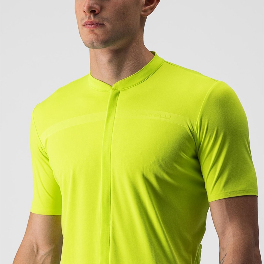 Camisa Castelli UNLIMITED ALLROAD Masculino Luz Verdes | NXCER6270