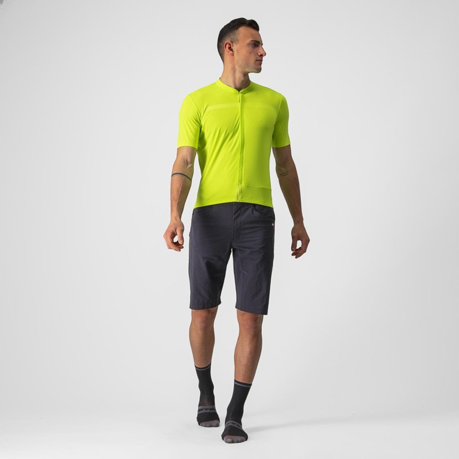 Camisa Castelli UNLIMITED ALLROAD Masculino Luz Verdes | NXCER6270