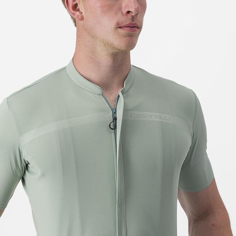 Camisa Castelli UNLIMITED ALLROAD Masculino Verdes | NLXZD4270