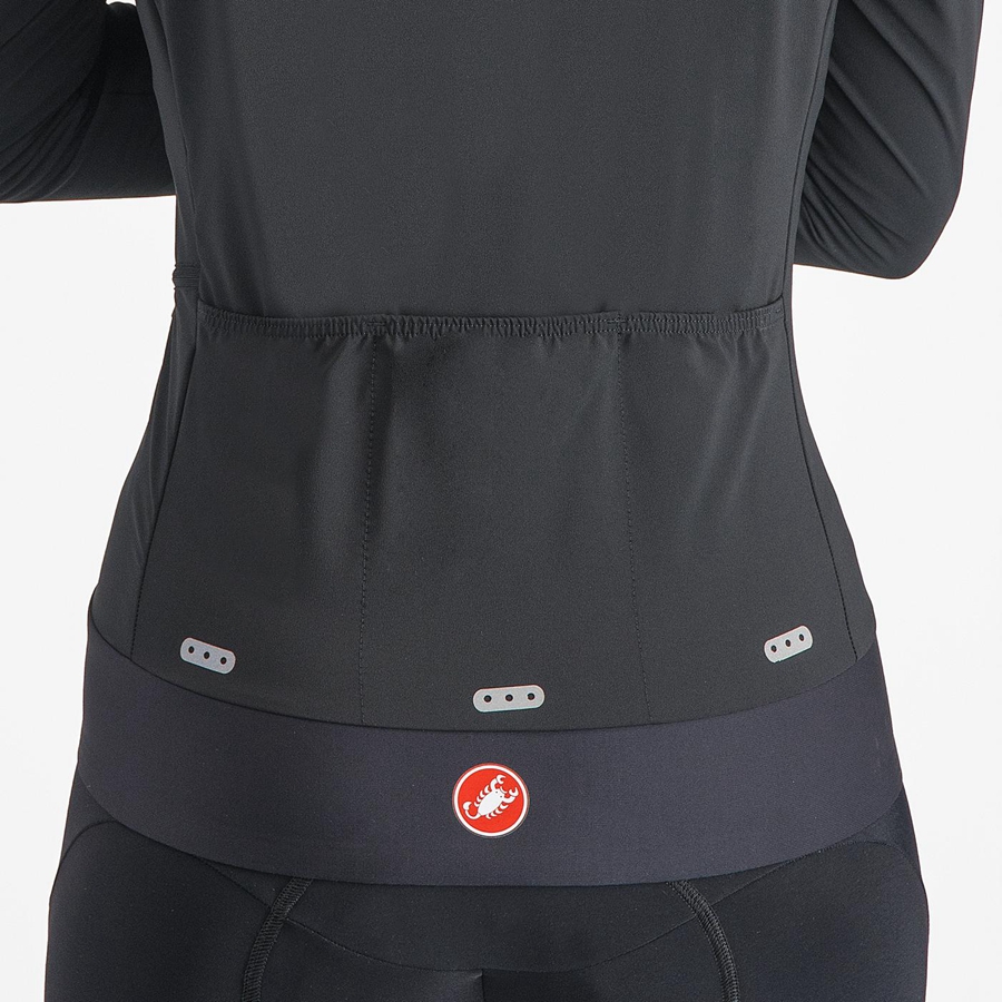 Casacos Castelli ALPHA FLIGHT ROS W Feminino Pretas Pretas | YWRFA1254