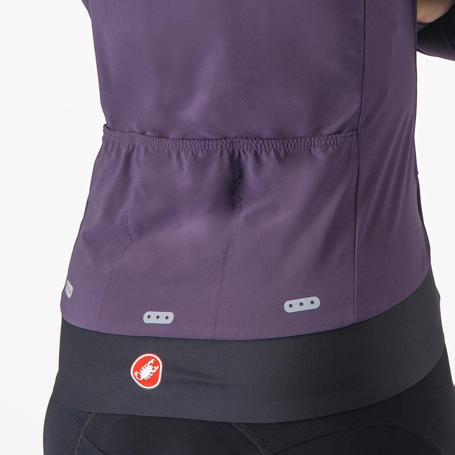 Casacos Castelli ALPHA FLIGHT ROS W Feminino Roxo | ANDPI4520