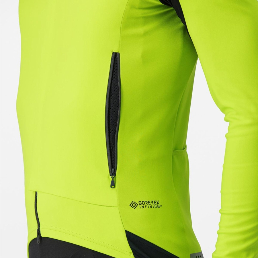 Casacos Castelli PERFETTO RoS 2 Masculino Luz Verdes Cinzentas Escuro | THLBD3156