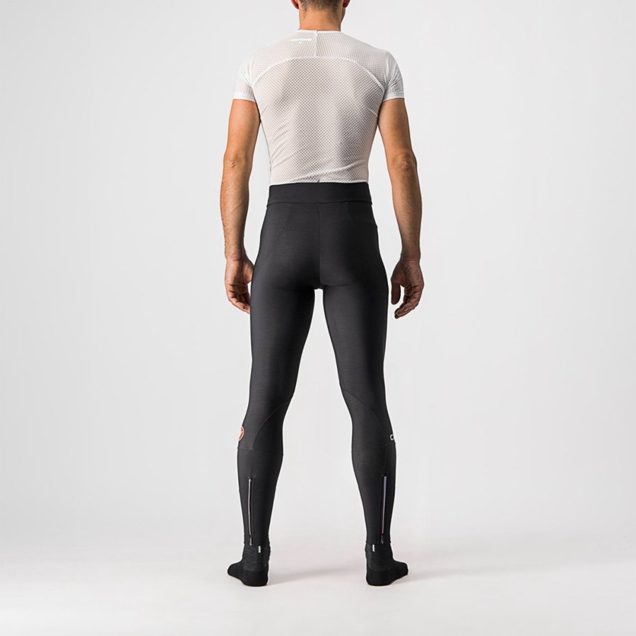 Leggings Castelli ENTRATA NO PAD Masculino Pretas | FLDAK0257