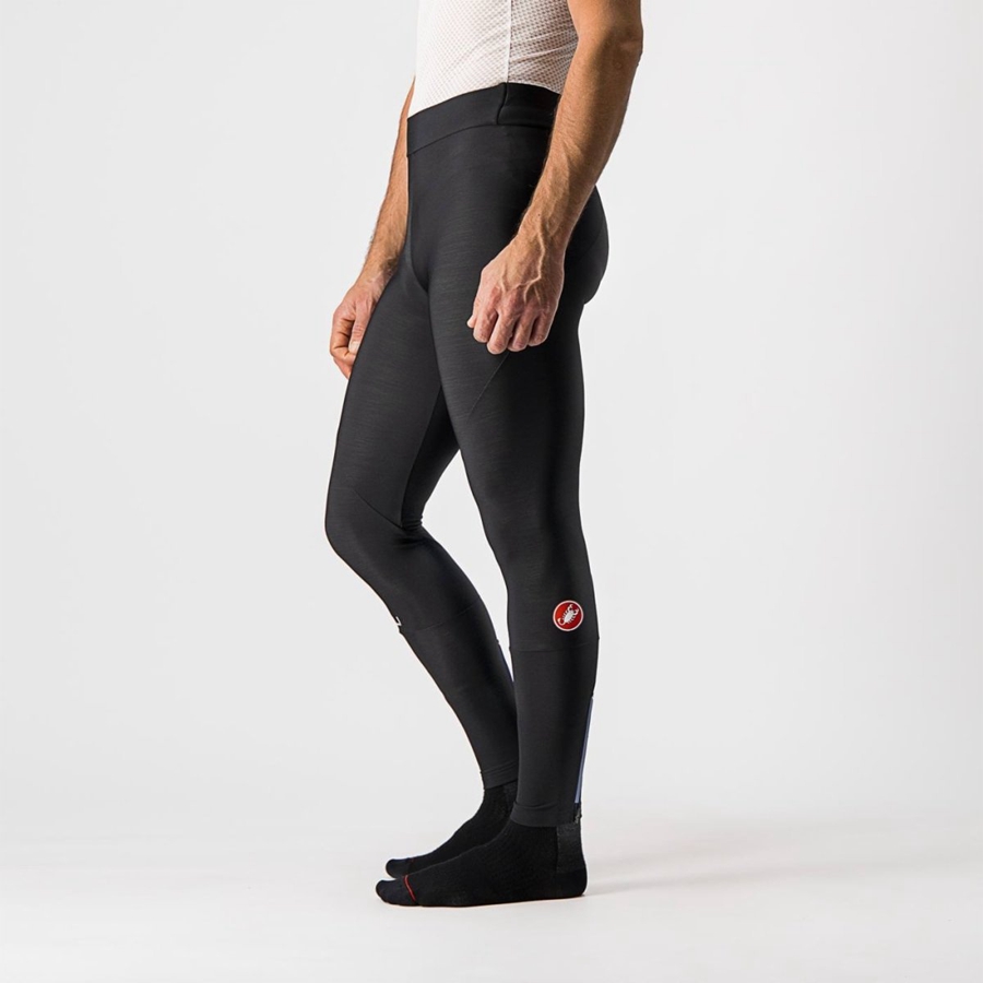 Leggings Castelli ENTRATA NO PAD Masculino Pretas | FLDAK0257