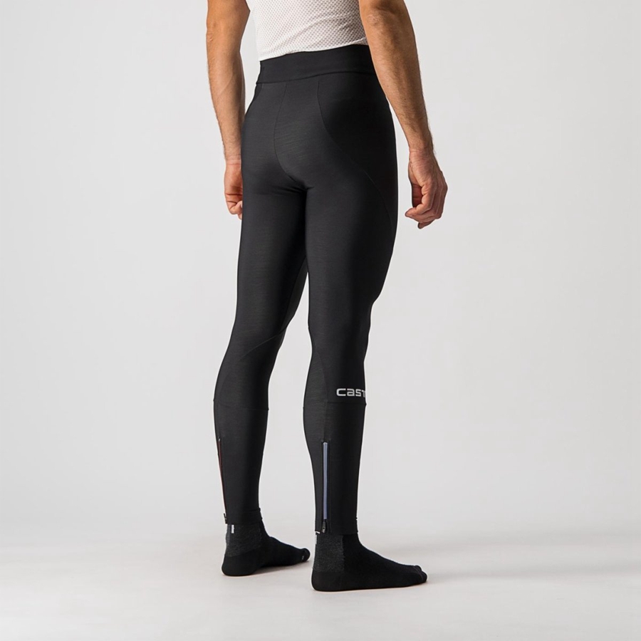 Leggings Castelli ENTRATA NO PAD Masculino Pretas | FLDAK0257