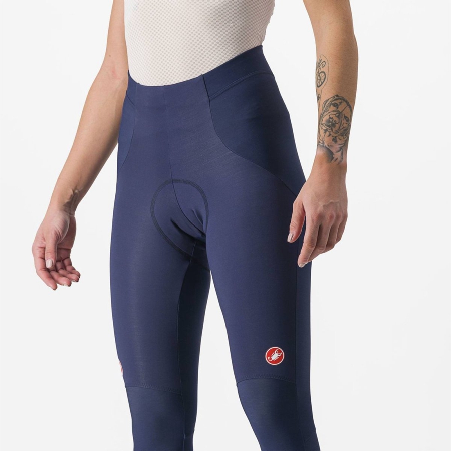 Leggings Castelli SORPASSO RoS W Feminino Azuis Prateadas | JGALI3415