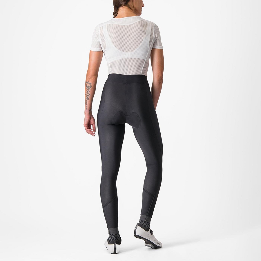 Leggings Castelli VELOCISSIMA THERMAL Feminino Pretas Pretas | HQTEU1485