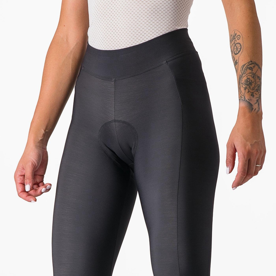 Leggings Castelli VELOCISSIMA THERMAL Feminino Pretas Pretas | HQTEU1485