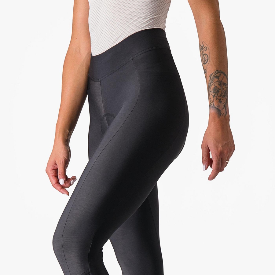 Leggings Castelli VELOCISSIMA THERMAL Feminino Pretas Pretas | HQTEU1485