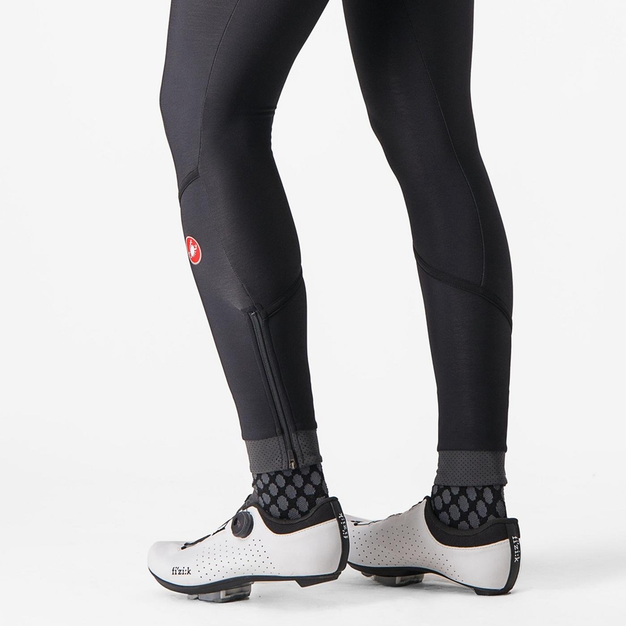 Leggings Castelli VELOCISSIMA THERMAL Feminino Pretas Pretas | HQTEU1485