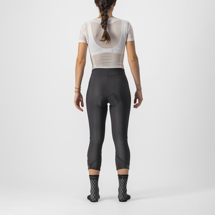 Leggings Castelli VELOCISSIMA THERMAL KNICKER Feminino Pretas Pretas | DKWPG5231