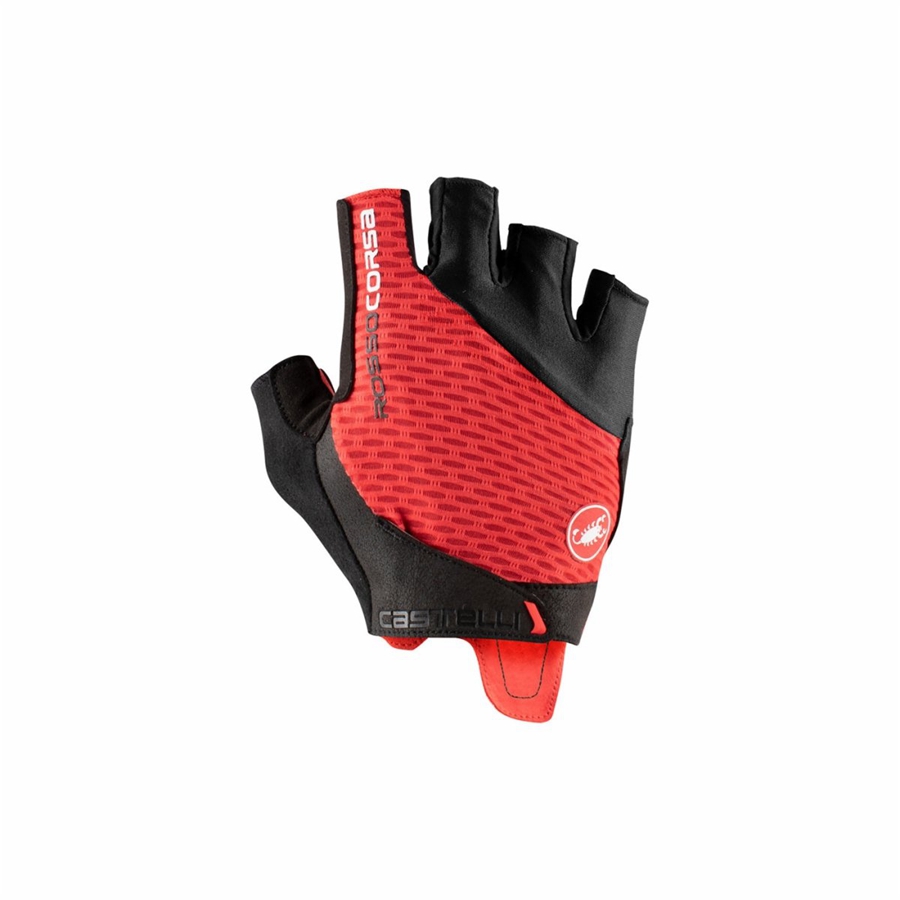 Luvas Castelli ROSSO CORSA PRO V Masculino Vermelhas | PGJLQ3089