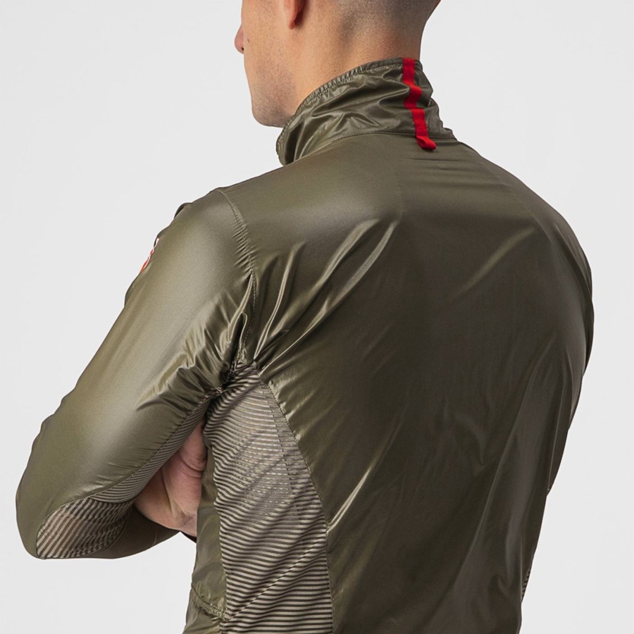 Proteção Castelli ARIA SHELL Masculino Marrom | PCNAE1537