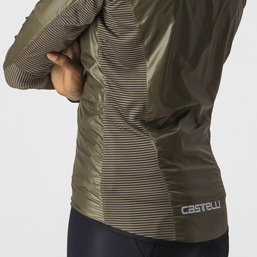 Proteção Castelli ARIA SHELL W Feminino Marrom | QWTPE6341