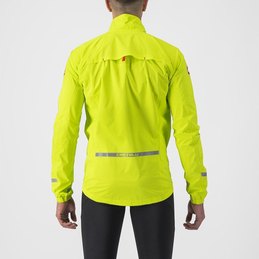 Proteção Castelli EMERGENCY 2 RAIN Masculino Luz Verdes | KIWAV8079