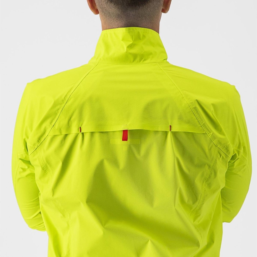 Proteção Castelli EMERGENCY 2 RAIN Masculino Luz Verdes | KIWAV8079