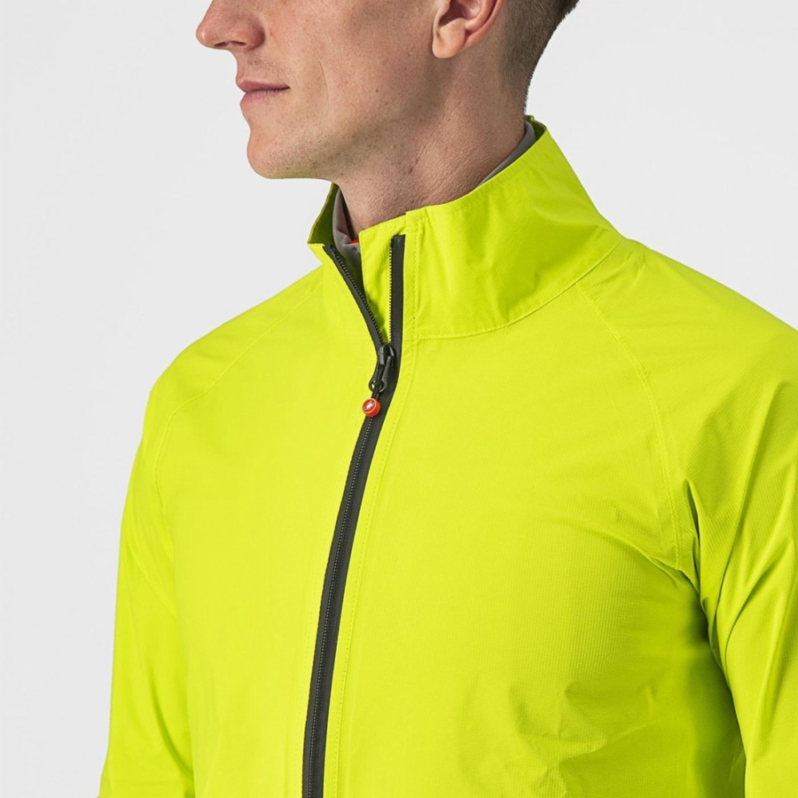 Proteção Castelli EMERGENCY 2 RAIN Masculino Luz Verdes | KIWAV8079