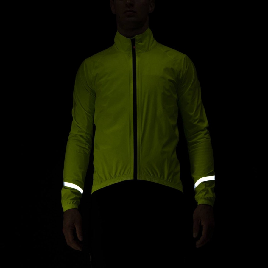 Proteção Castelli EMERGENCY 2 RAIN Masculino Luz Verdes | KIWAV8079