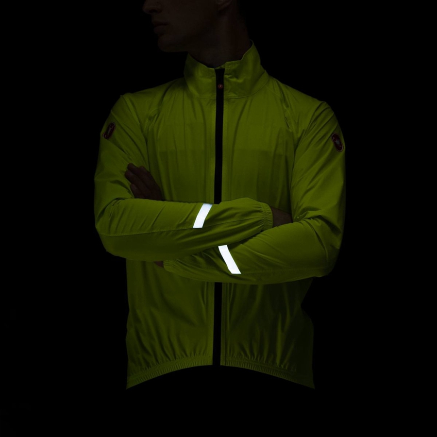 Proteção Castelli EMERGENCY 2 RAIN Masculino Luz Verdes | KIWAV8079