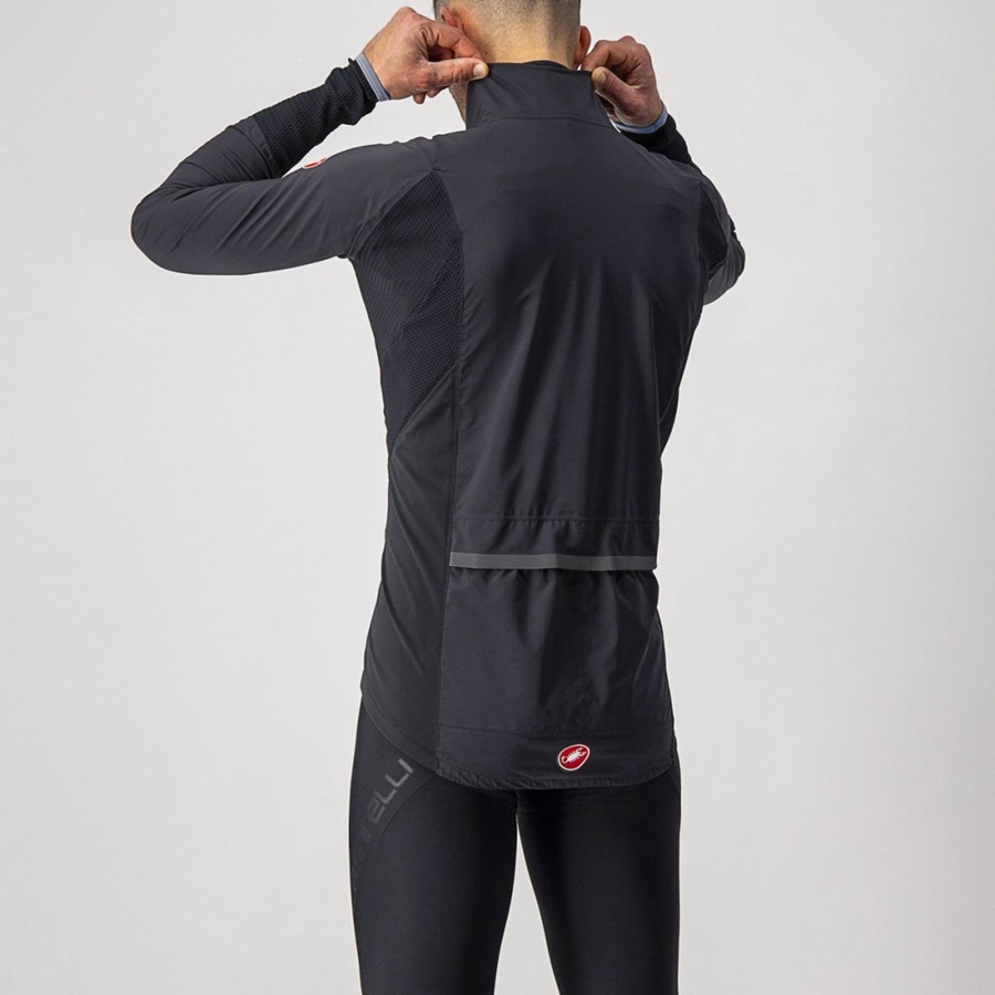 Proteção Castelli GAVIA Masculino Pretas | CSHWF4253