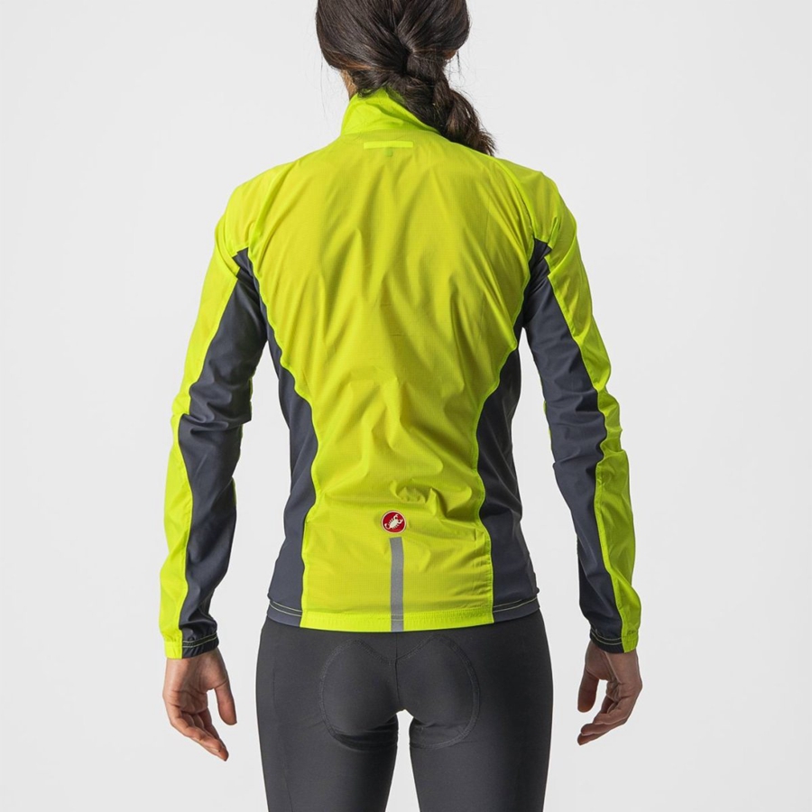 Proteção Castelli SQUADRA STRETCH W Feminino Luz Verdes Cinzentas Escuro | FSYPZ5782