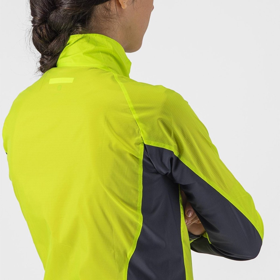 Proteção Castelli SQUADRA STRETCH W Feminino Luz Verdes Cinzentas Escuro | FSYPZ5782